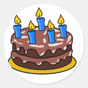 Stickers de gâteau d'anniversaire