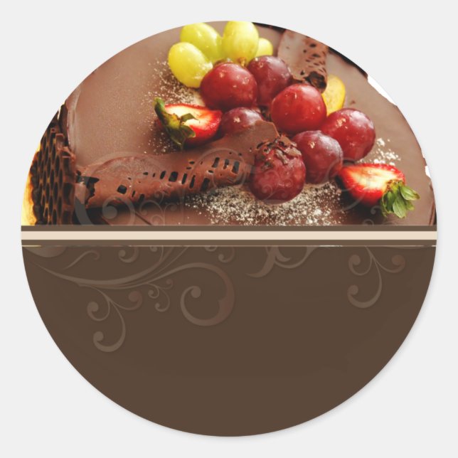 stickers de gâteau mariage/boulangers/pâtissiers (Devant)