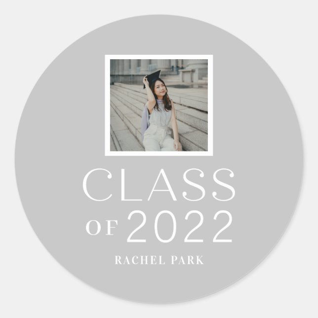 Stickers de graduation couleur modifiable du cadre (Devant)