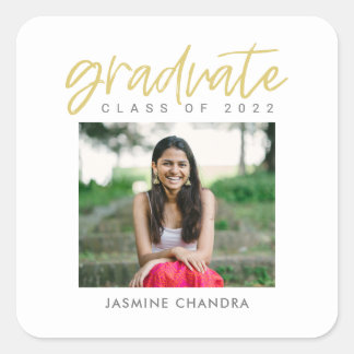 Stickers de graduation couleur modifiable particul