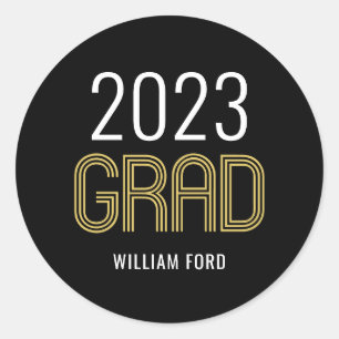 Stickers de graduation de charme super ou joints d