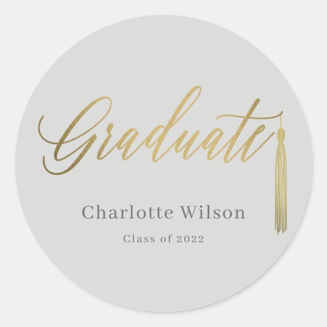 Stickers de graduation Tassel Pride ou joints d'en (Devant)