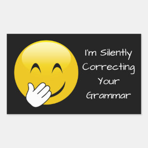 Stickers de grammaire correcteurs Emoji