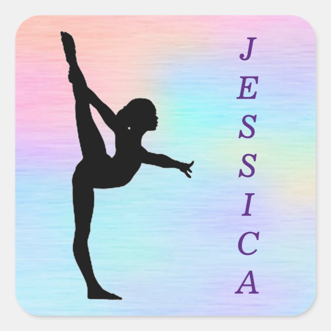 Stickers de gymnastique pour filles (Devant)