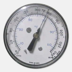 Stickers de jauge de pression