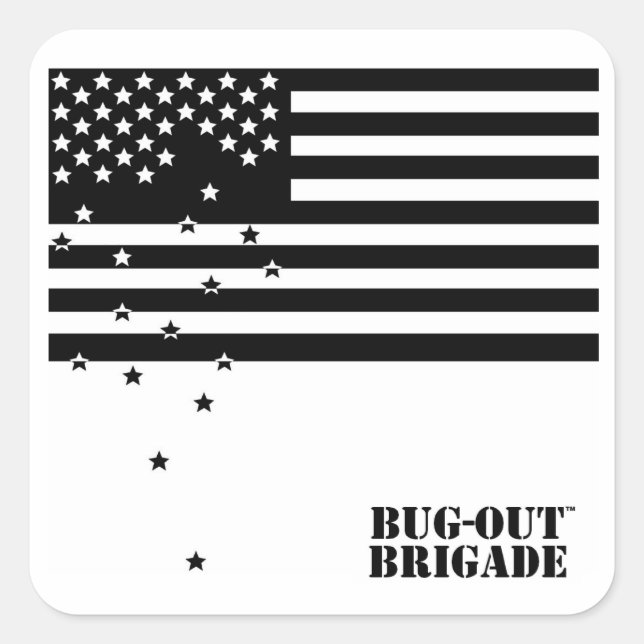 Stickers de la Brigade BOG-OUT Falling Stars (Devant)