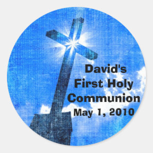 Stickers de la première sainte communion de David
