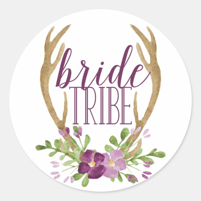 Stickers de la tribu Boho Bride (Devant)