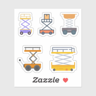 Stickers de levage de ciseaux