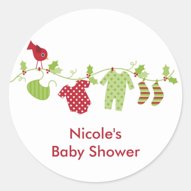 Stickers de ligne de blanchisserie pour bébé de No (Devant)