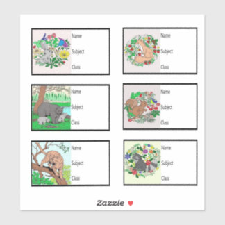 Stickers de livres scolaires