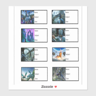 Stickers de livres scolaires - Avatar
