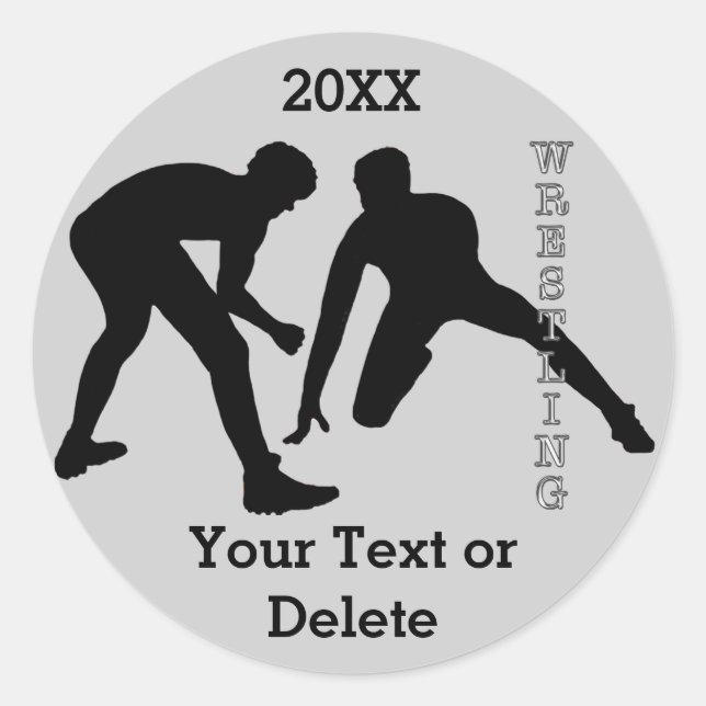 Stickers de lutte personnalisée pour garçons (Devant)