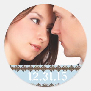 Stickers de mariage avec votre photo