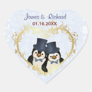Stickers de mariage des pièces de manchot - Person