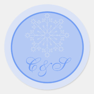 Stickers de mariage favori pour flocon de neige