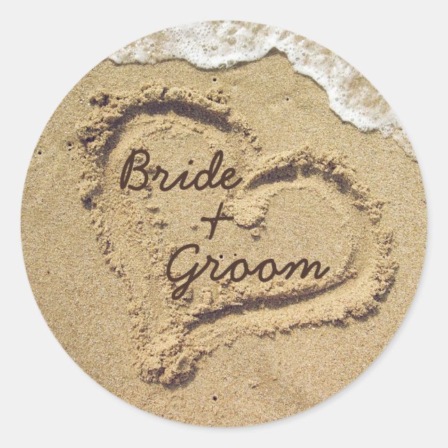 Stickers de mariage personnalisés (Devant)