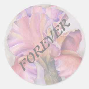 STICKERS DE MARIAGE ROSE IRIS