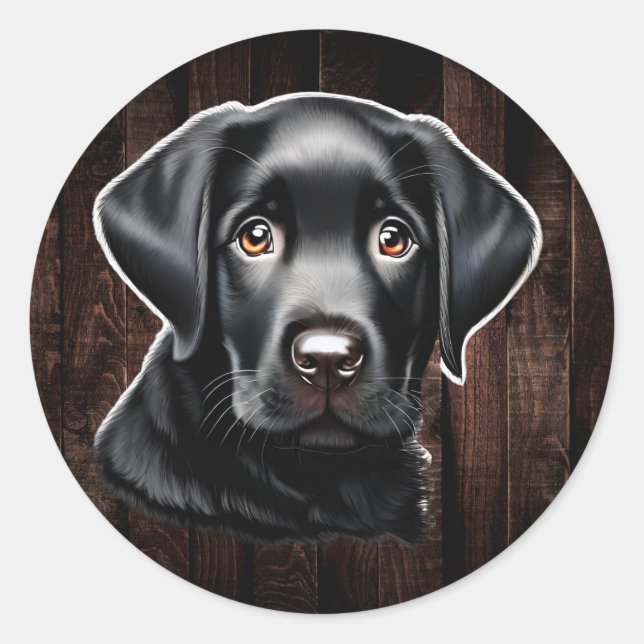 Stickers de marionnettes Black Lab (Devant)