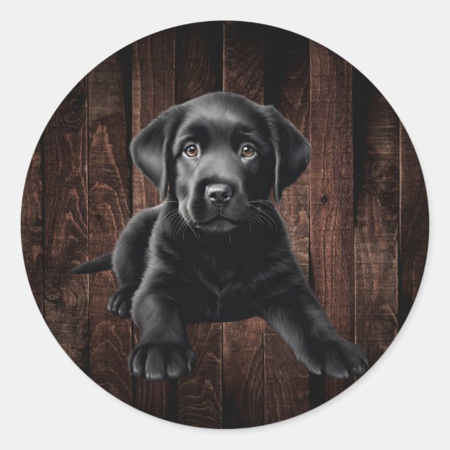 Stickers de marionnettes Black Lab (Devant)