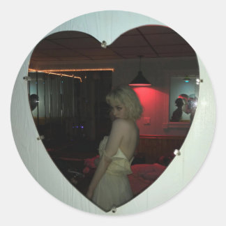 Stickers de miroir du coeur ND