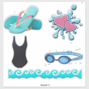 Stickers de natation