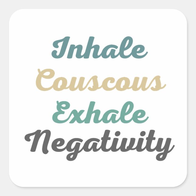 Stickers de Négativité de l'échale de couscous Inh (Devant)