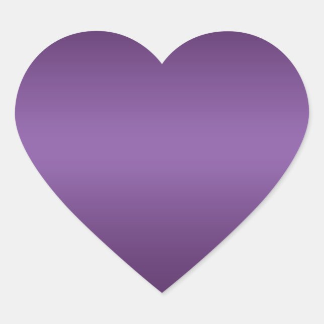 Stickers de Noël à coeur violet électrique (Devant)