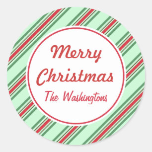 Stickers de Noël à la menthe