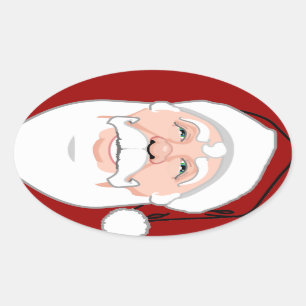 Stickers de Noël amusants Stickers Santa Clause mi