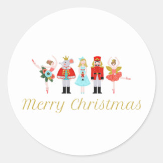 Stickers de Noël de ballet de craquelins