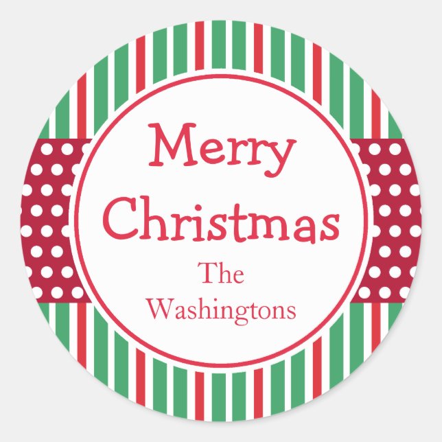 Stickers de Noël de Noël de Noël de vacances (Devant)