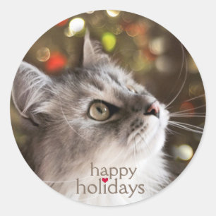 Stickers de Noël des Amoureux de les chats
