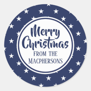 Stickers de Noël des étoiles de la Marine