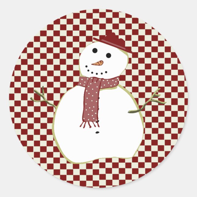 Stickers de Noël du pays (Devant)