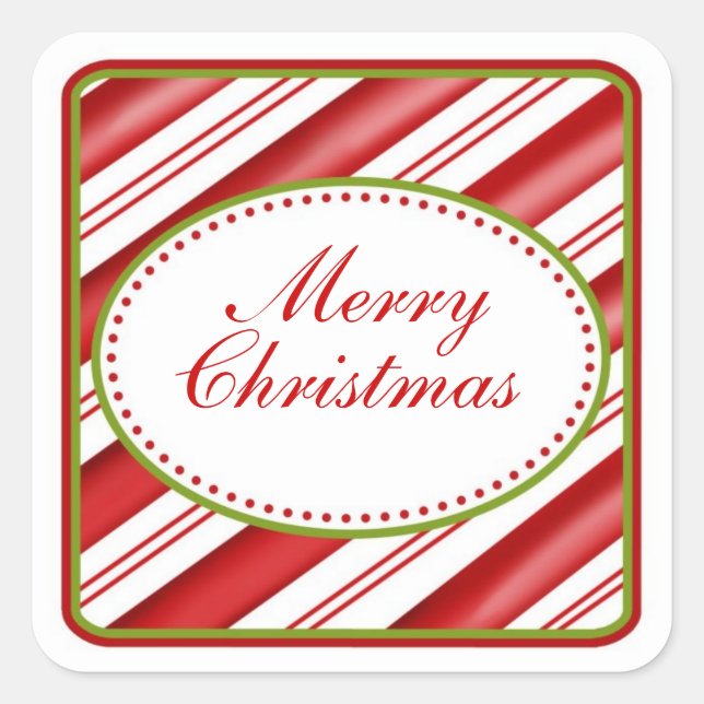 Stickers de Noël en bande sucre de canne (Devant)