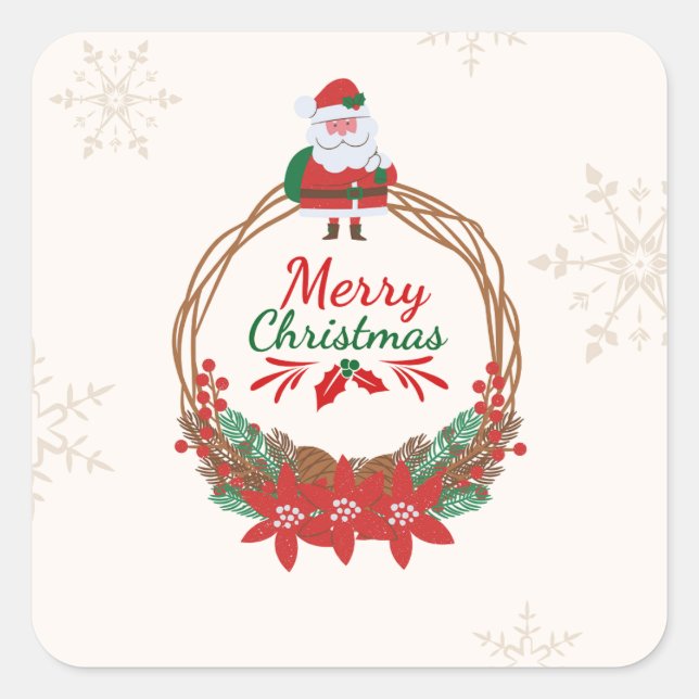 Stickers de Noël & Étiquettes (Devant)