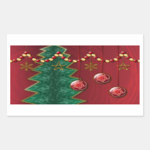 Stickers de Noël fêté fractal