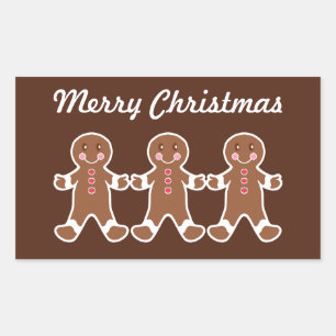 Stickers de Noël Gingerbread Boys