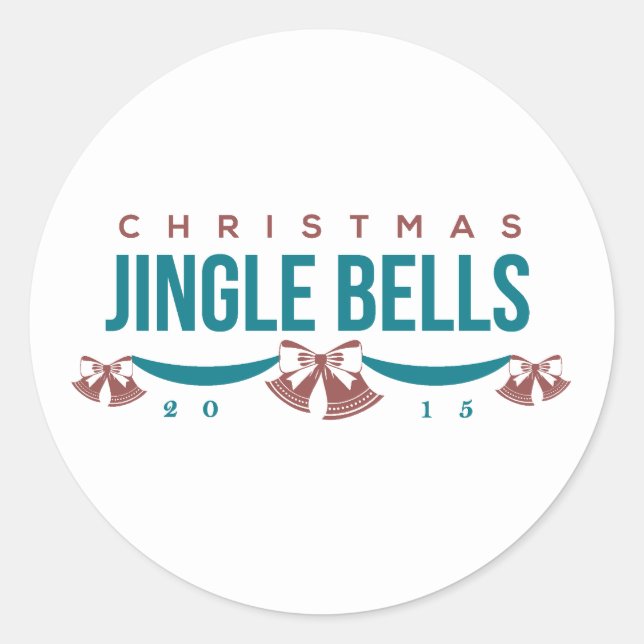 Stickers de Noël Jingle Bells 2015 (Devant)