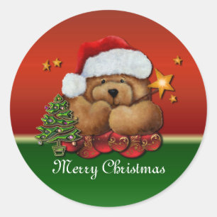 Stickers de Noël mignonne Père Noël