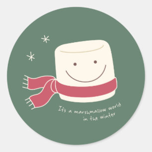 Stickers de Noël Mondial Marshmallow