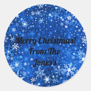 Stickers de Noël personnalisés