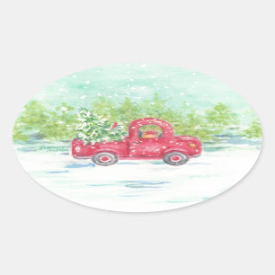 Stickers de Noël pour Camion Rouge