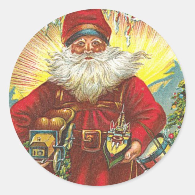 Stickers de Noël pour enfants victoriens (Devant)