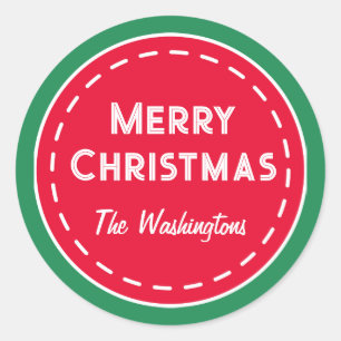 Stickers de Noël Retro Custom