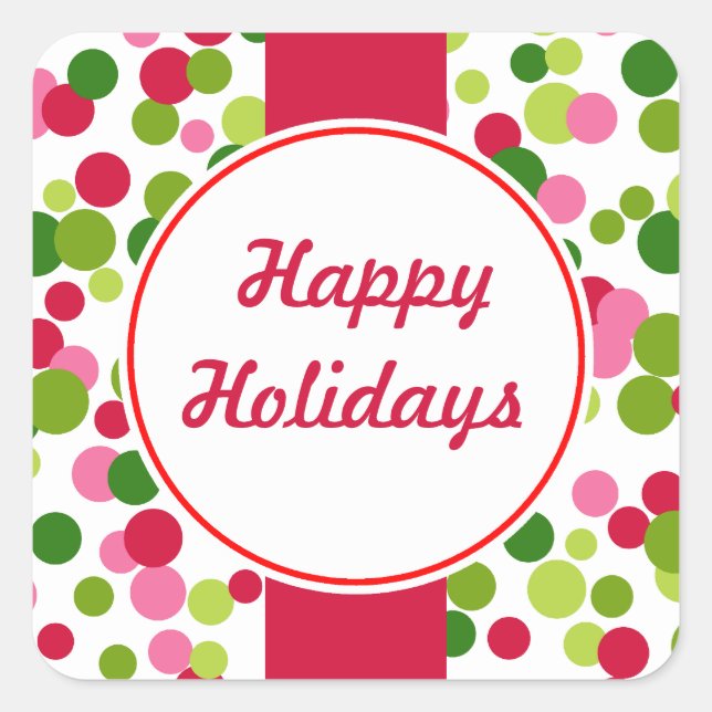 Stickers de Noël rétro lumineux (Devant)