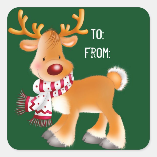 Stickers de Noël/Rudolph (Devant)