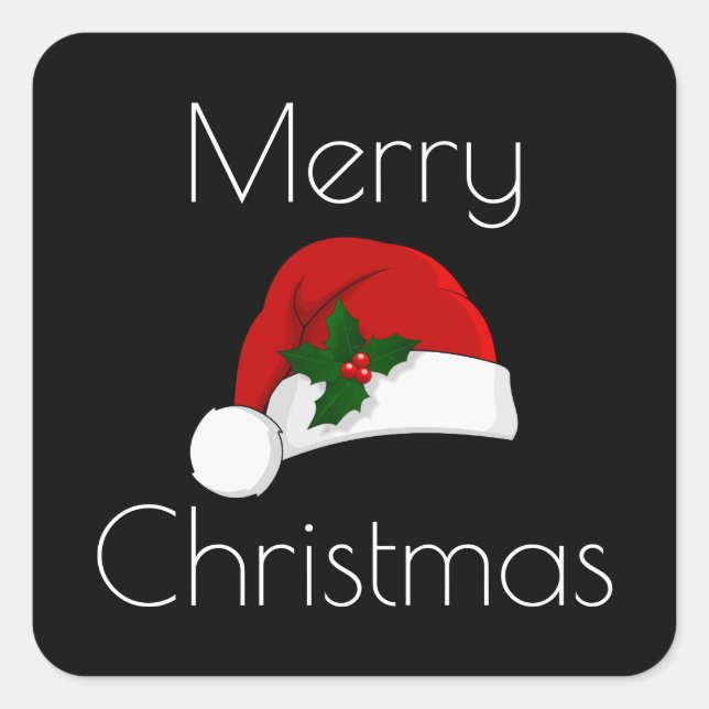Stickers de Noël Santa Hat HAMbyWG (Devant)
