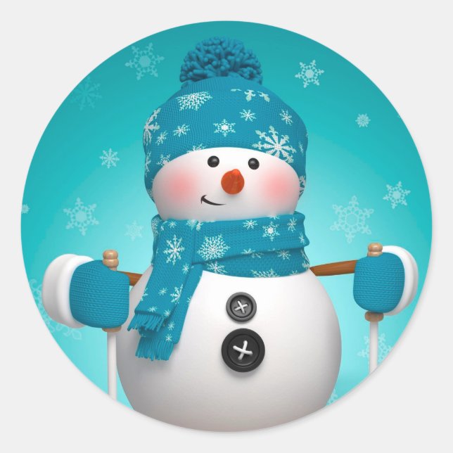 Stickers de Noël/Snowman (Devant)